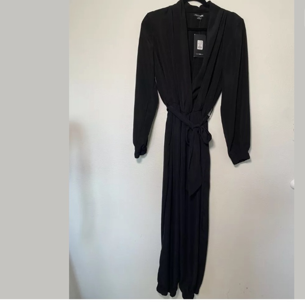 NWT Fashion Nova L/S Black Jumpsuit - Picture 3 of 14